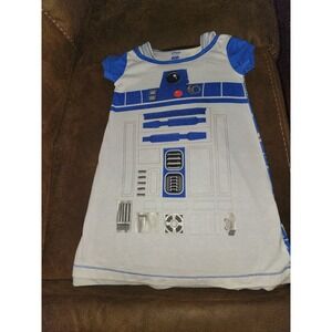 Star Wars Disney store‎ R2D2 nightgown pajamas size 4